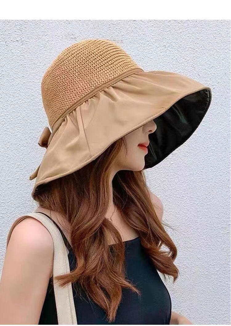 ✨หมวกกันแดด UV CUT รุ่นพับได้จากญี่ปุ่น ขนาดฟรีไซซ์ รอบศีรษะ 55–60 cm✨