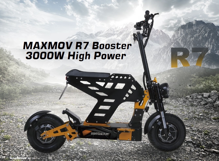สกู๊ตเตอร์ไฟฟ้า MAXMOV R7 Booster 3000W High Power SCOOTER 2023
