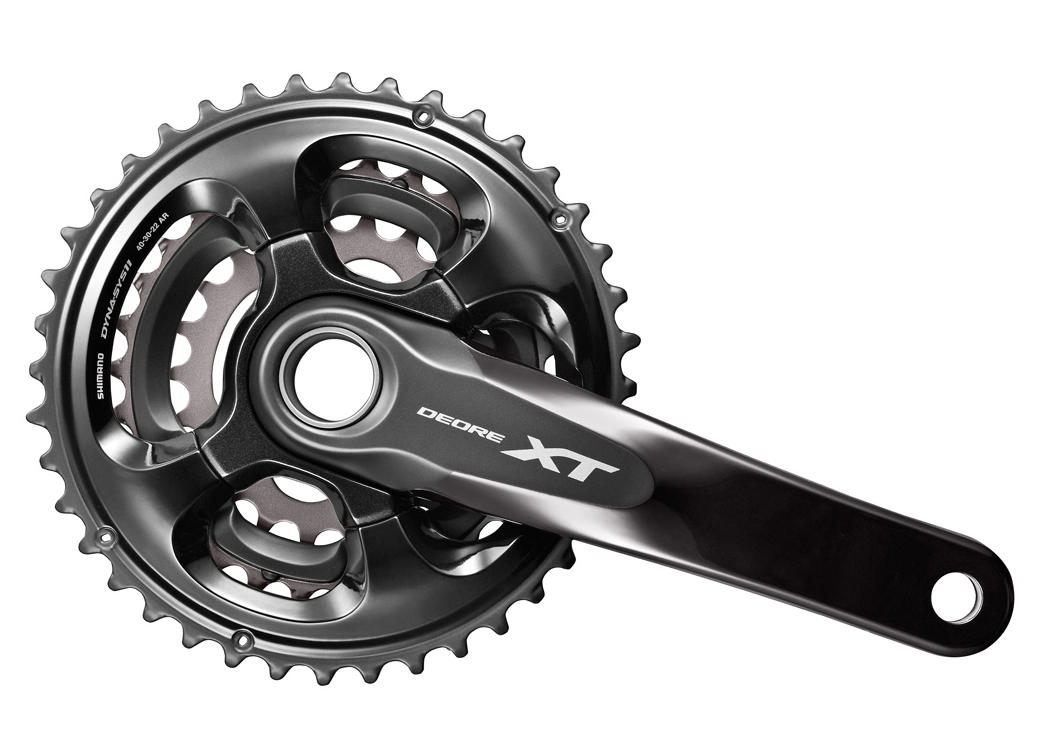 จาน XT, FC-M8000-3, 3 ชั้น, 11-SPD, 40x30x22T, 175MM, 170MM, พร้อมกะโหลก