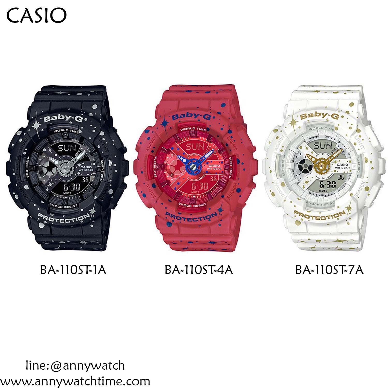 BABY-G BA-110ST-4A