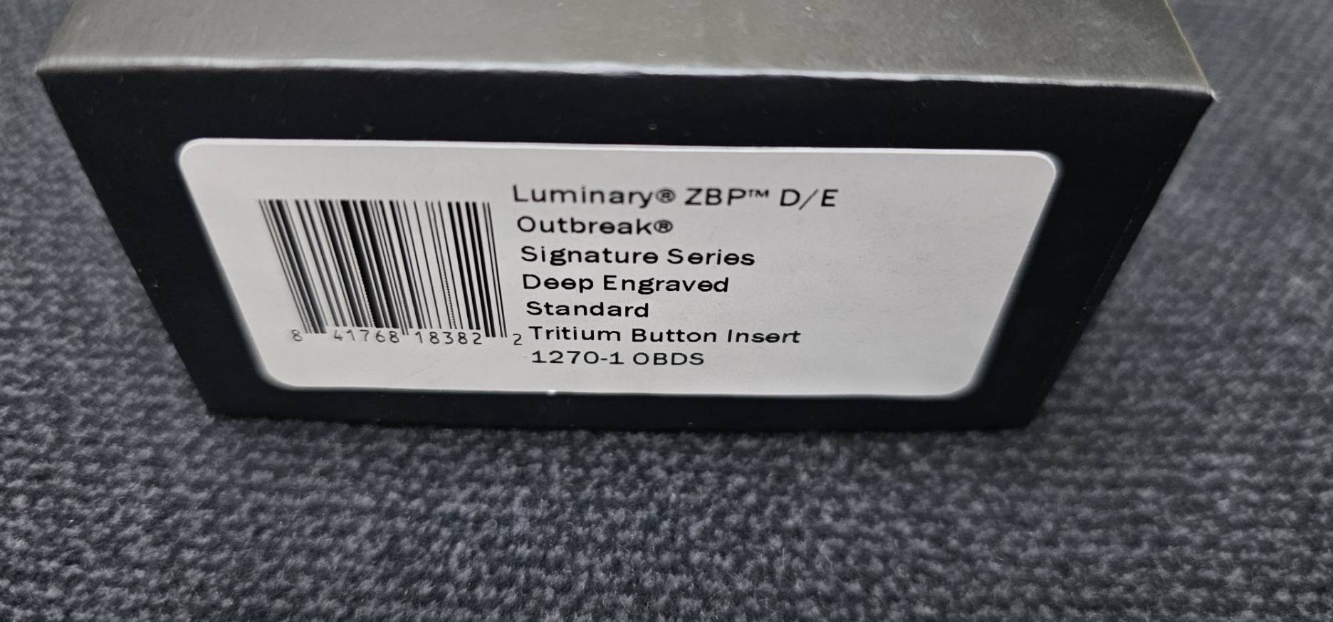 Microtech Luminary D/E Outbreak Deep Engraved Signature Series