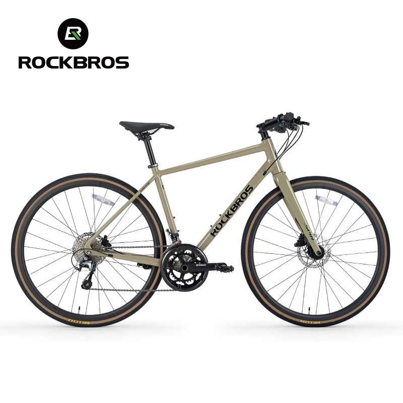 จักรยานไฮบริด ROCKBROS SPIN P2M เฟรมอลูมิเนียม Shimano Tiagra R4700 (2x10 สปีด) ล้อ 700c