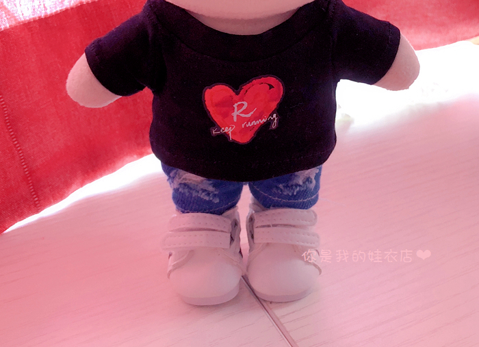 รองเท้าคาดแถบ สำหรับตุ๊กตา 20 cm.