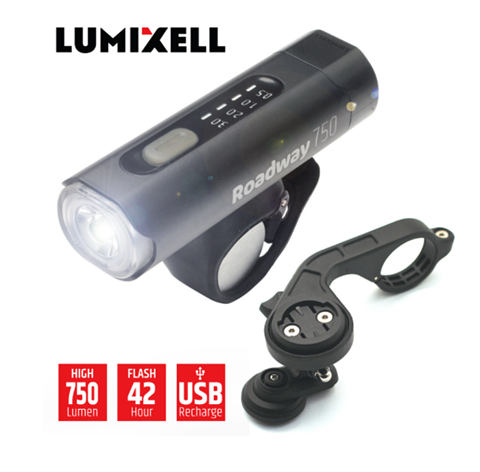 LUMIXELL รุ่น BA355 ชุดไฟหน้า ชุดไฟไล่ระยะ ไฟรถจักรยาน กันน้ำได้ ชาร์จโทรศัพท์มือถือได้