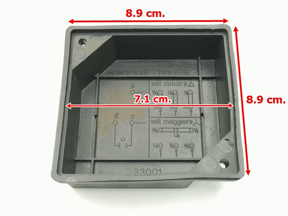 ฝาครอบสายไฟ คอนเดนเซอร์ มอเตอร์ (PVC) #S