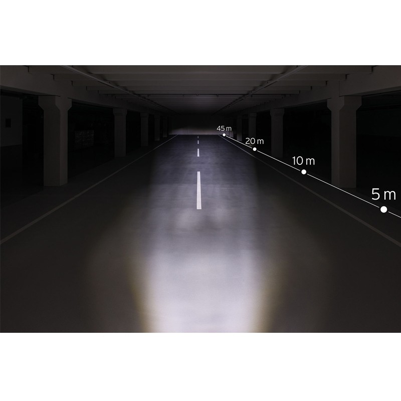 ไฟหน้า BUSCH&MULLER IXON CORE FLASH, 180F-5 ความสว่าง 12/50LUX Made in Germany.