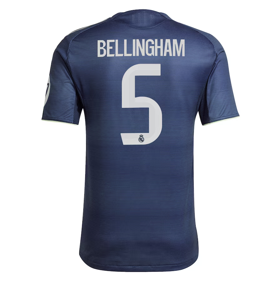 เสื้อรีลมาดริด 2025 2026 ทีมเยือน Bellingham 5 รุ่นนักเตะ Away Authentic ของแท้