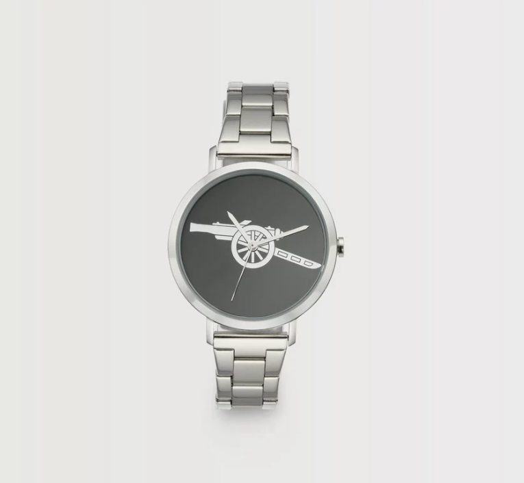 นาฬิกาอาร์เซนอล Arsenal Silver Retro Cannon ของแท้