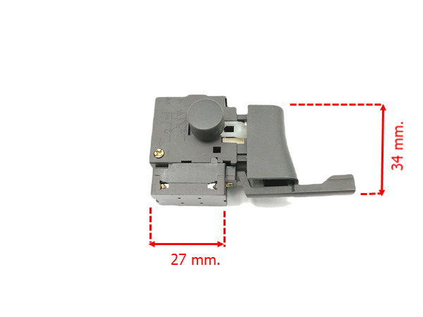 สวิทช์ #3 สว่าน Makita-Maktec ปรับ ซ้าย-ขวา ใช้ได้หลายรุ่น เช่น MT60, MT603, MT607, MT651, MT653, MT814, M0600, M0801, M0810, M6001, M6002, M6501, HP1630, 6412 เป็นต้น