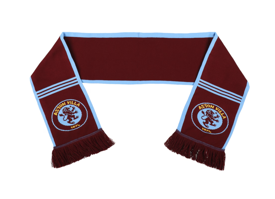 ผ้าพันคอแอสตันวิลลา Aston Villa Crest ของแท้