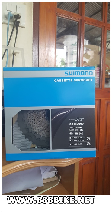 เฟือง XT 1x11 สปีด 11-46T (มีกล่อง) ,CS-M8000-11-46T, ICSM8000146