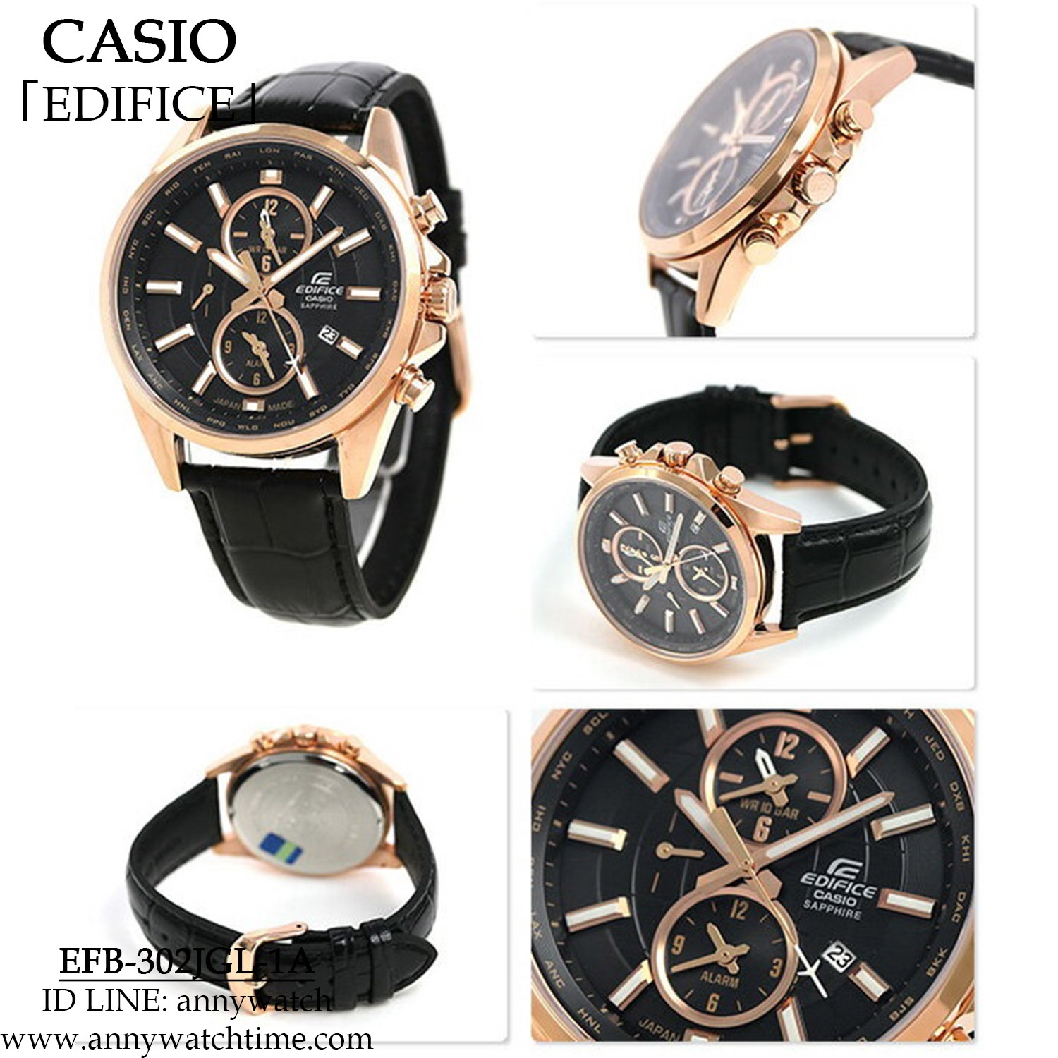 EDIFICE EFB-302JGL-1A