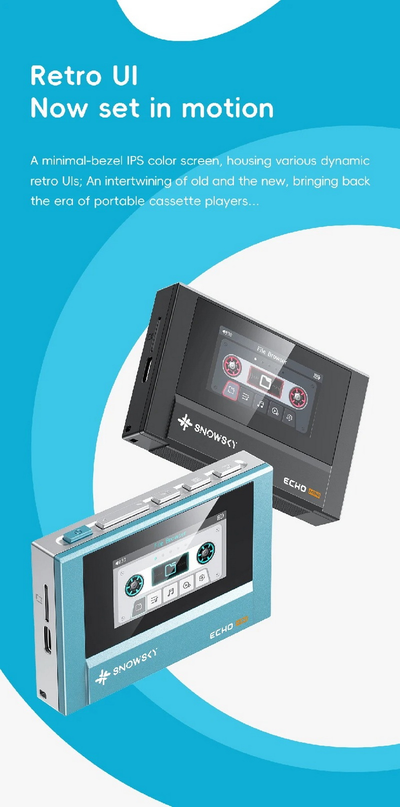 Snowsky Echo Mini DAP เครื่องเล่นพกพา lossless ชิป Dual CS43131 รองรับ Hi-Res ประกันศูนย์ไทย