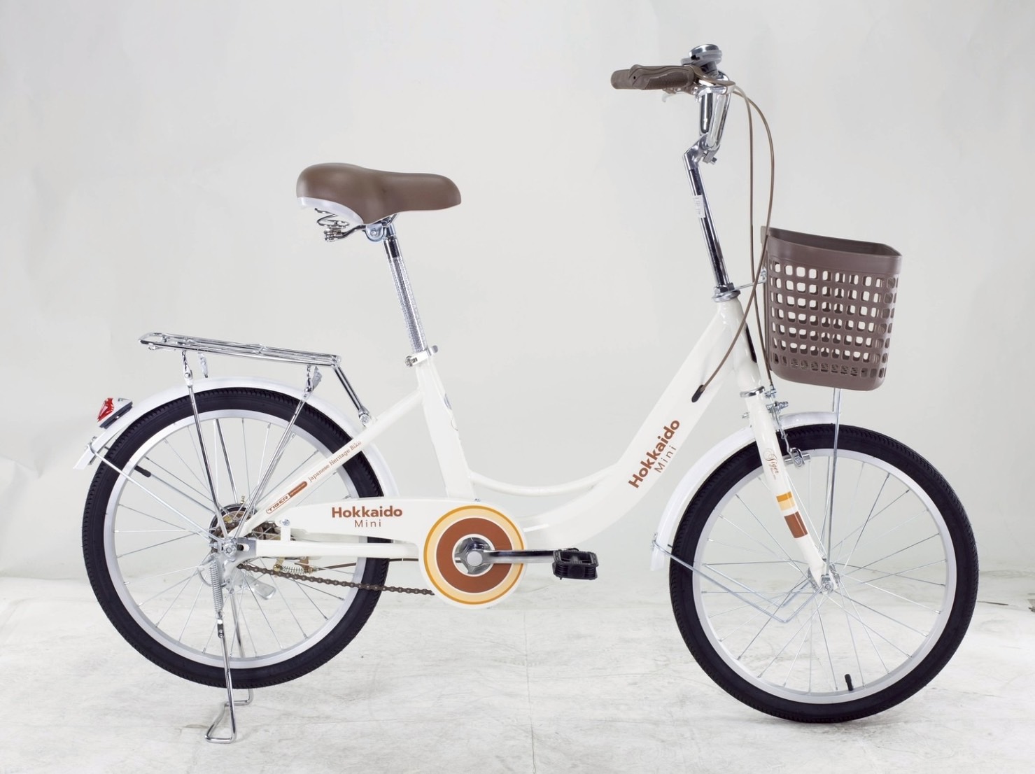 จักรยานแม่บ้านญี่ปุ่น TIGER HOKKAIDO MINI 20" City bike รุ่น ฮอกไกโด ล้อ 20 นิ้ว พร้อมตะกร้าวินเทจ ตัวถังแข็งแรง ล้ออลูมิเนียม สีสันสดใส NEW2025