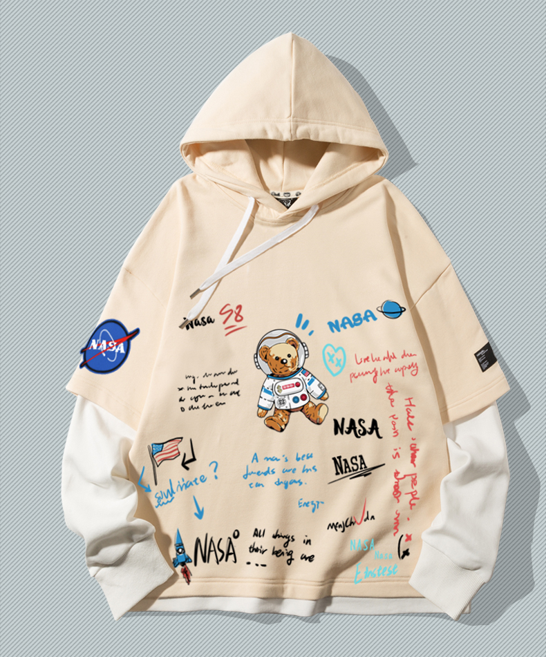 เสื้อฮู้ด (Hoodie) NASA แบบ หวังอี้ป๋อ