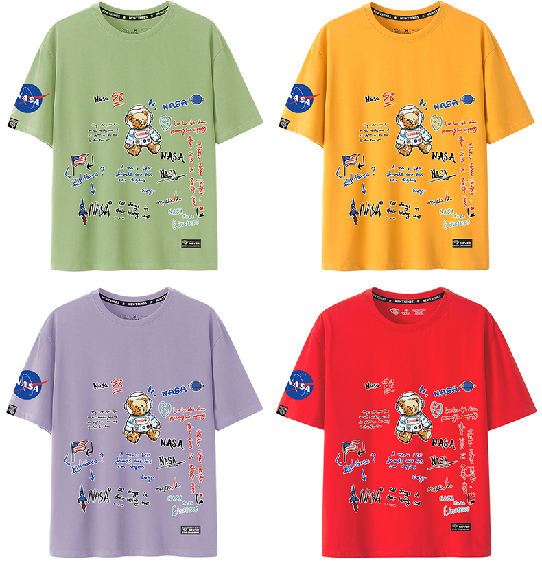 เสื้อยืด (T-Shirt) NASA แบบ หวังอี้ป๋อ