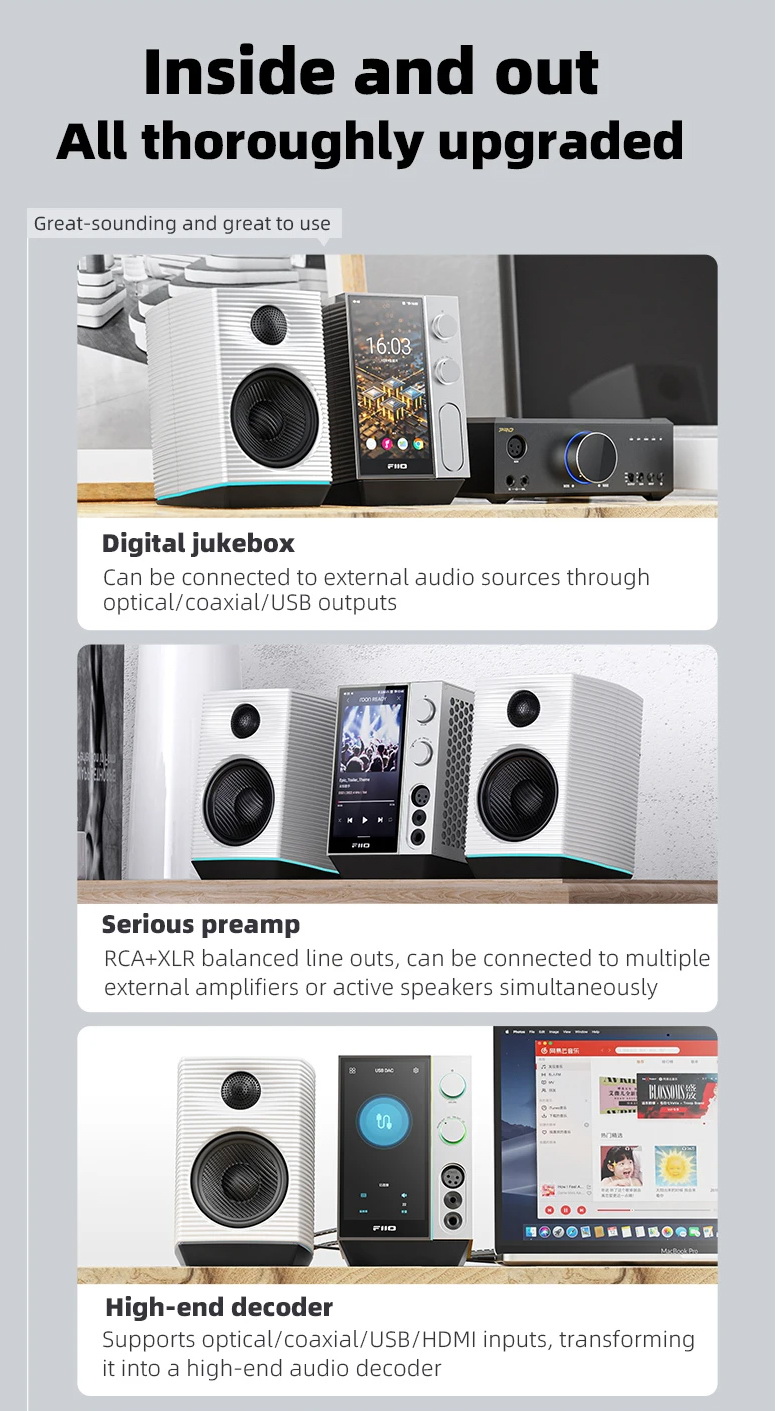 FiiO R9 เครื่องเล่นเพลงสตรีมมิ่งตั้งโต๊ะ DAP+DAC+AMP ครบจบในตัว รองรับ MQA, Roon Ready ประกันศูนย์ไทย