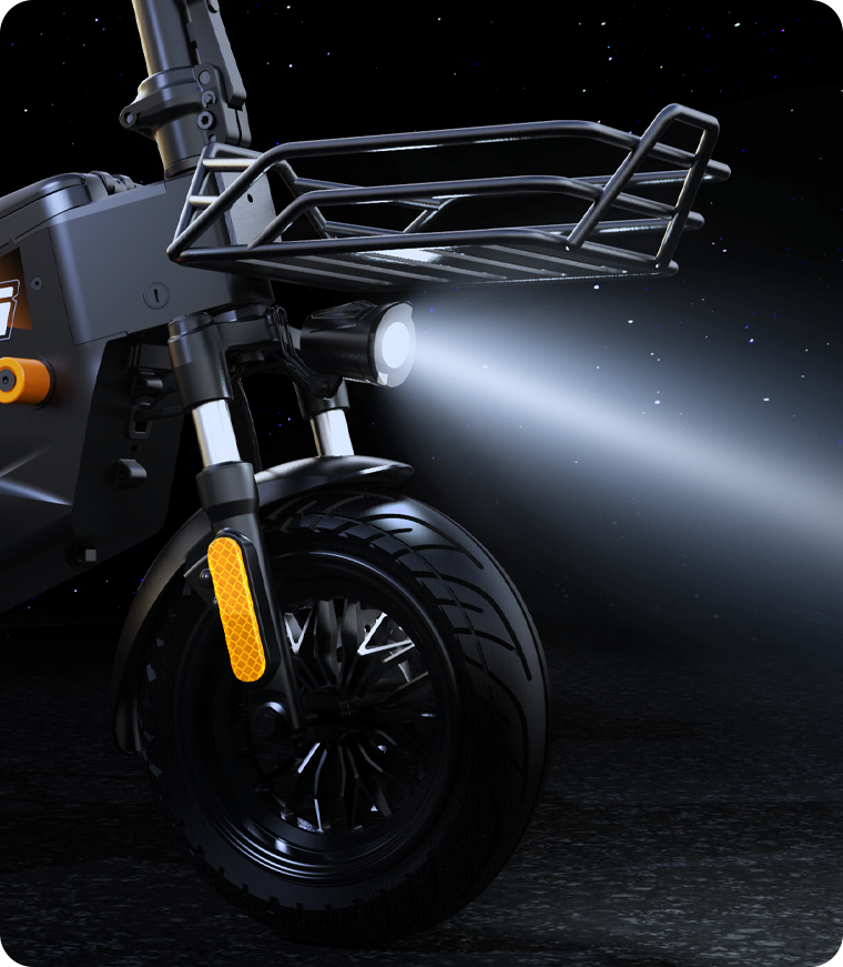 สกูตเตอร์ไฟฟ้า PXID Bestride Pro Electric Scooter New Design 3 Wheel 1000W, batt 48v 23.4Ah มาตรฐานยุโรป (F2)