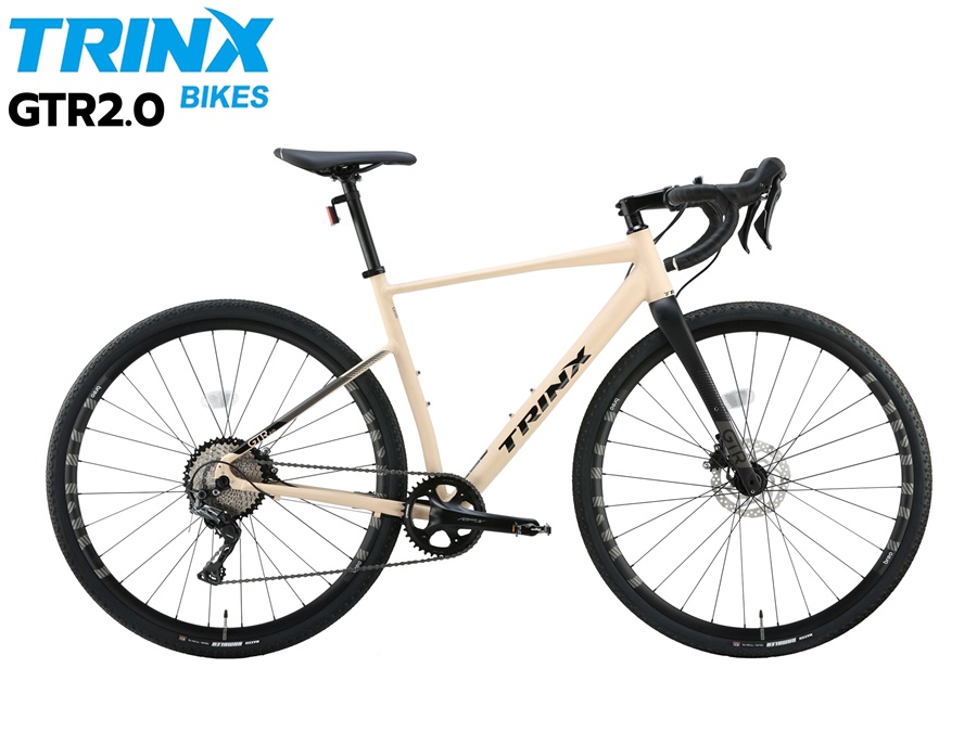 จักรยานเสือหมอบ TRINX GTR 2.0 CYCLOCROSS GRAVEL BIKE เฟรมอลูตะเกียบคาร์บอน SHIMANO GRX 11สปีด NEW2024
