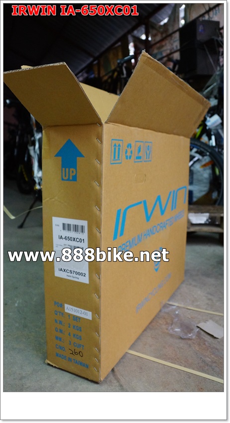 ชุดล้อเสือภูเขา IRWIN IA-650XC01 27.5" Alloy wheelset MTB แบร์ริ่ง 27.5 (60คลิ๊ก) 2016,IA650