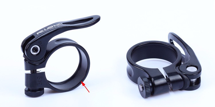 รัดหลักอาน RISK alloy Quick release seatPOST clamps 31.8,34.9mm. ,K92 แบบปลดเร็ว