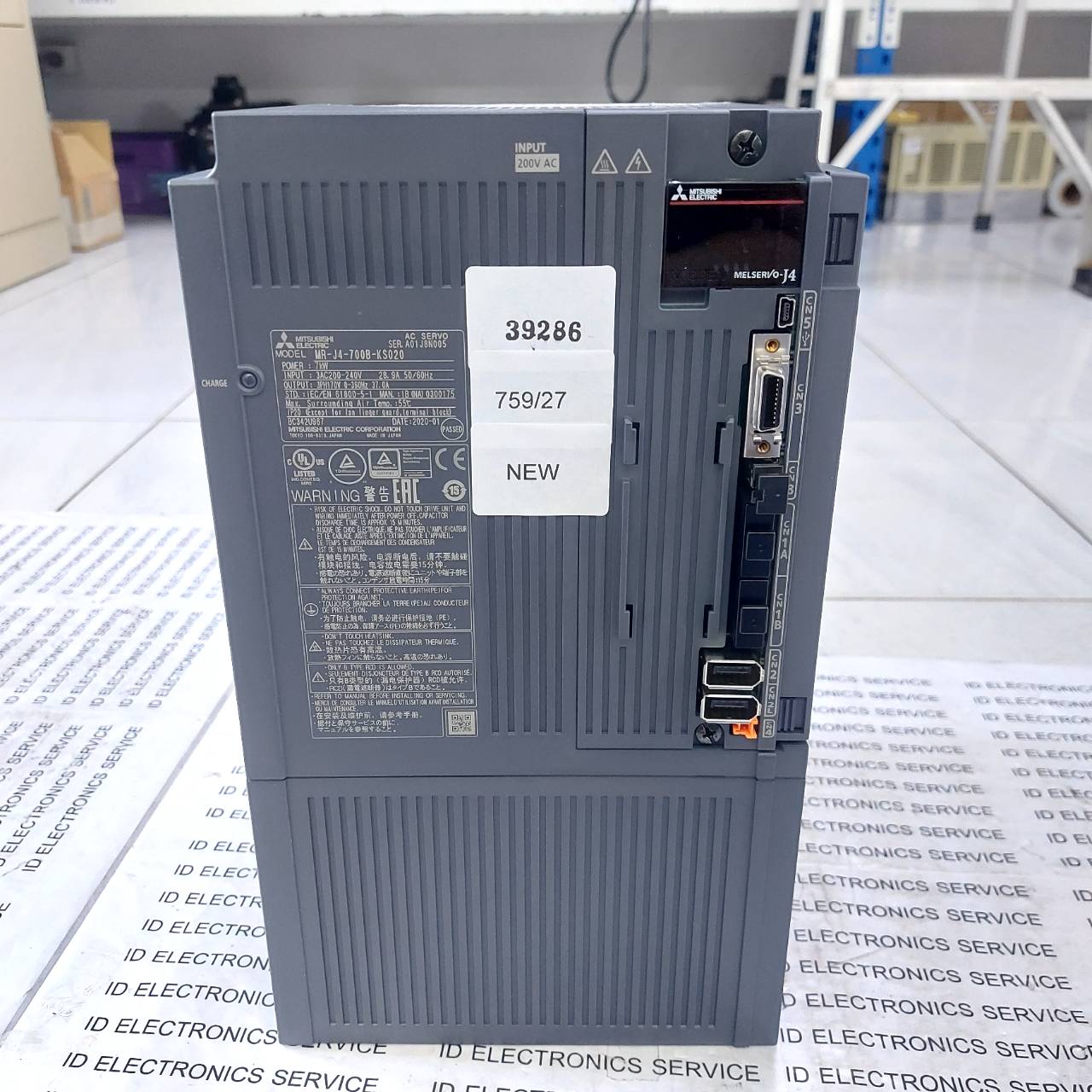 MR-J4-700B-KS020 SERVO DRIVE " MITSUBISHI "