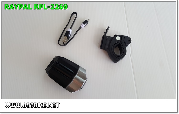 ไฟหน้า Raypal USB rechargable ,RPL-2269