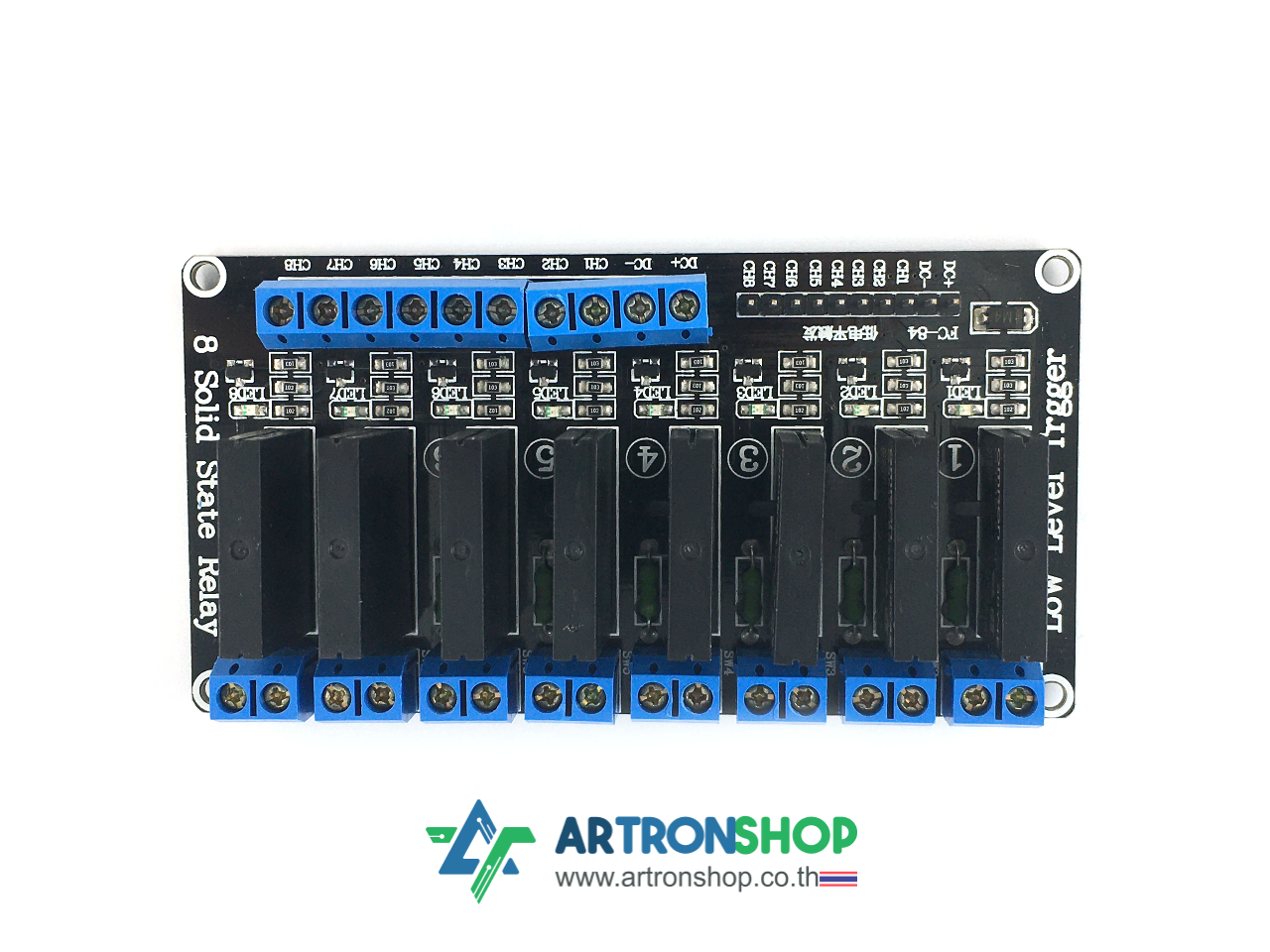 8 Channel 5V 2A SSR G3MB-202P Solid State Relay Module