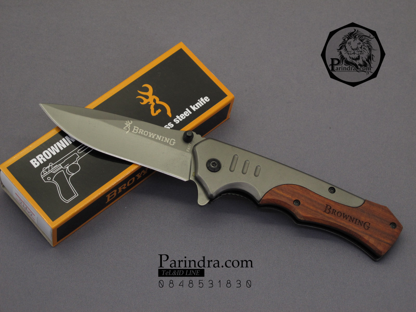 มีดพับ Browning รุ่น FA17 ขนาด 8.5 นิ้ว แข็งแรง หนักตัน ทนทานมาก (OEM)