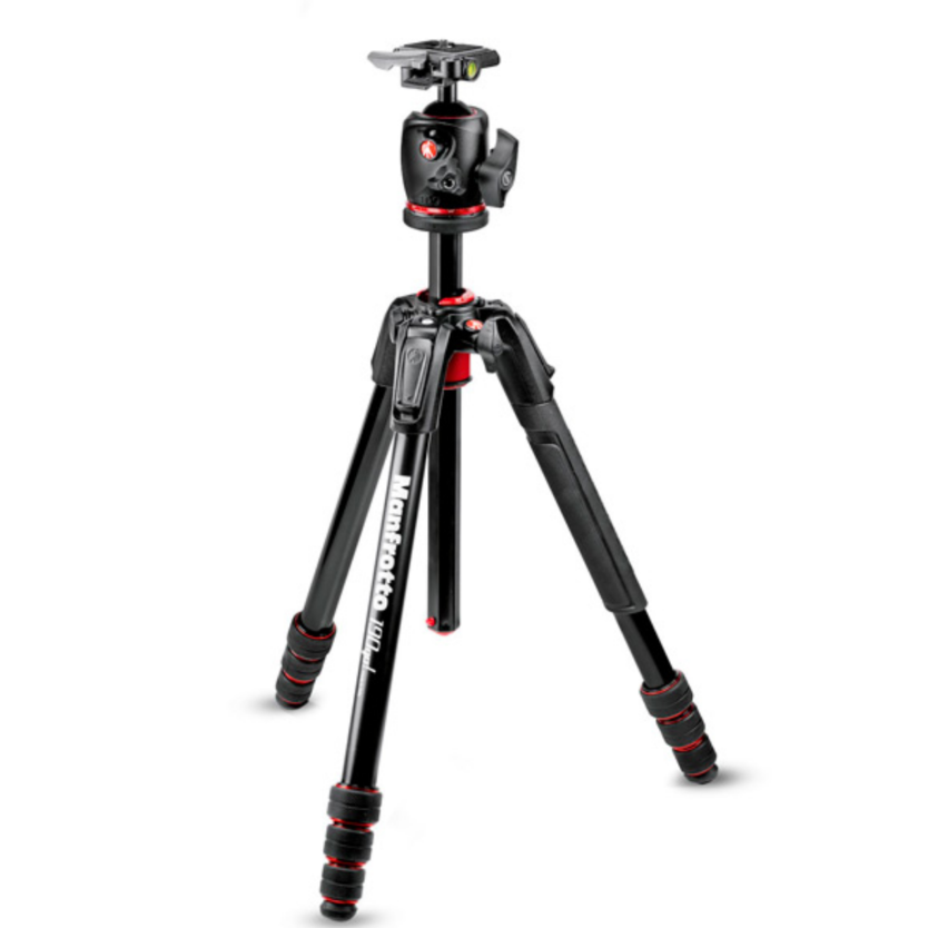 ขาตั้งกล้องพร้อมหัวบอล 190go! MS Aluminium Tripod kit 4-Section with XPRO Ball head MF-MK19-GA4BH Manfrotto ประกันศูนย์ 10 ปี