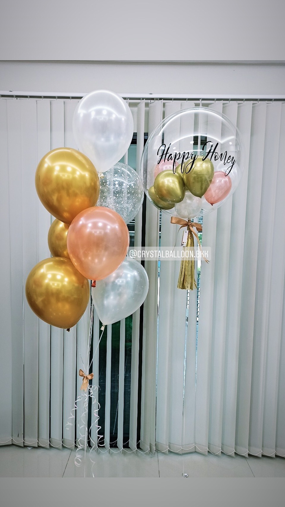 ลูกโป่ง วันเกิด Bubble USA ขนาด 24" พร้อม ช่อลูกโป่ง ช่อ 7 ลูก 1 ช่อ,ลูกโป่งใส ลายดาว พร้อมตกเเต่ง สามารถเปลี่ยนสีลูกโป่ง/เปลี่ยนข้อความได้