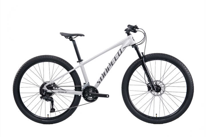 จักรยานเสือภูเขา SUNPEED ZERO 3: จักรยาน MTB อะลูมิเนียม 18 Speed สำหรับทุกเส้นทาง