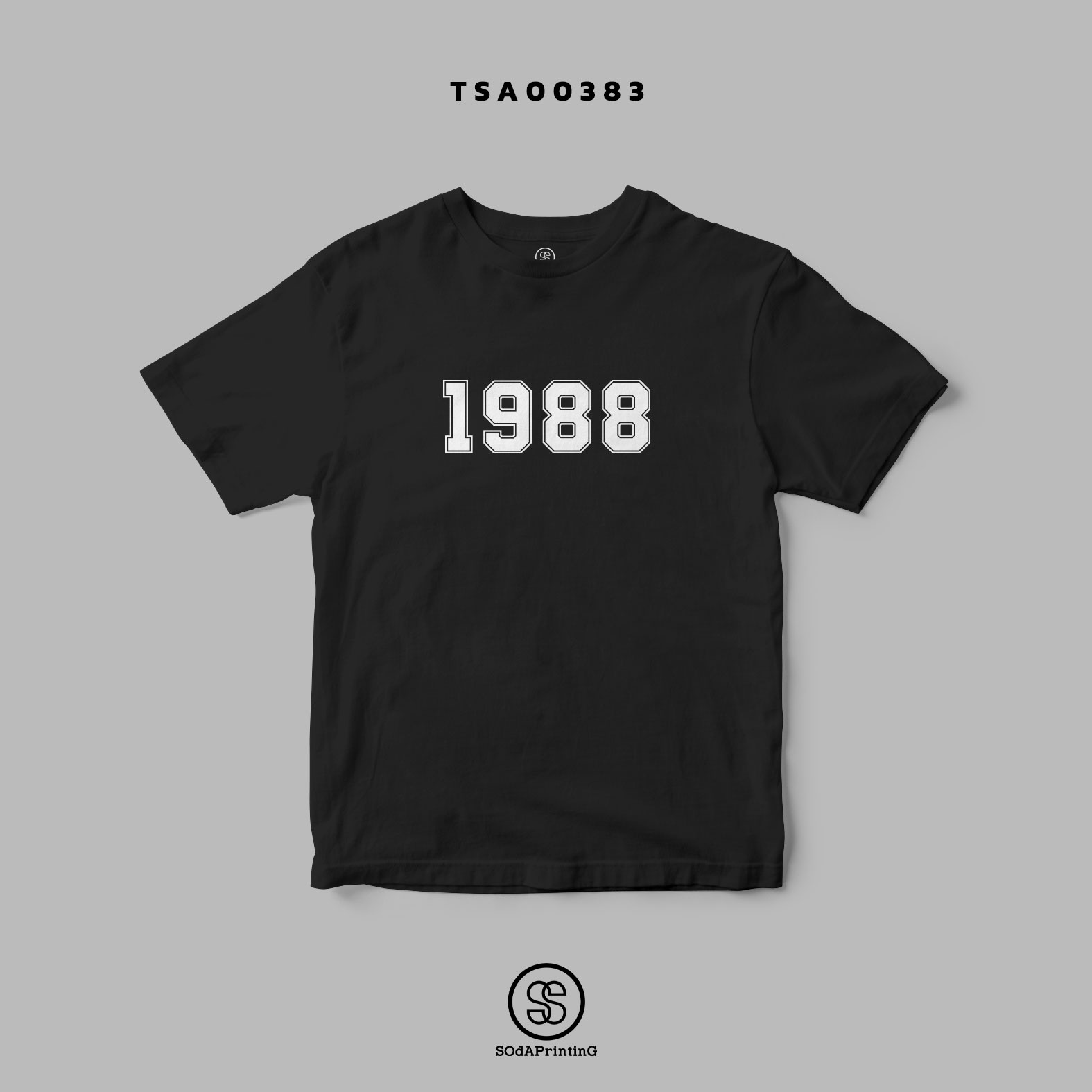 เสื้อยืด พิมพ์ลาย 1985-1989 รหัส TSA00377-TSA00386 #เสื้อ #เสื้อยืด #SOdAPrintinG