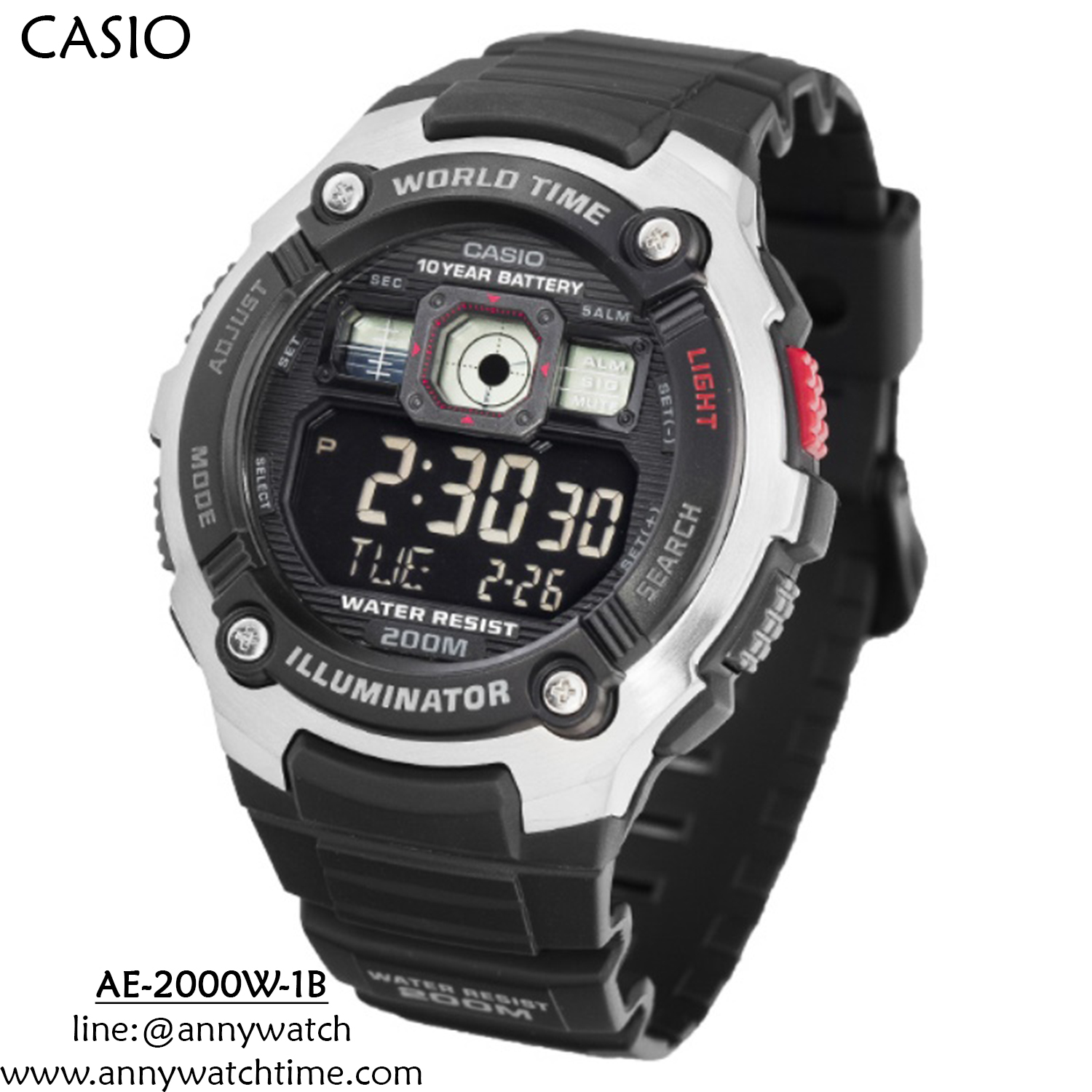 CASIO AE-2000W-1B