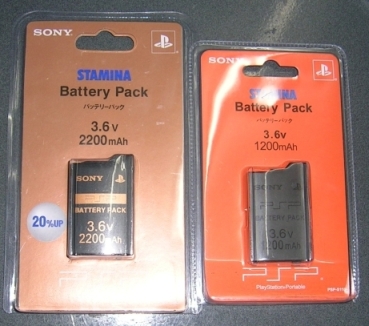แบท PSP สำหรับ PSP1000 PSP2000 PSP3000