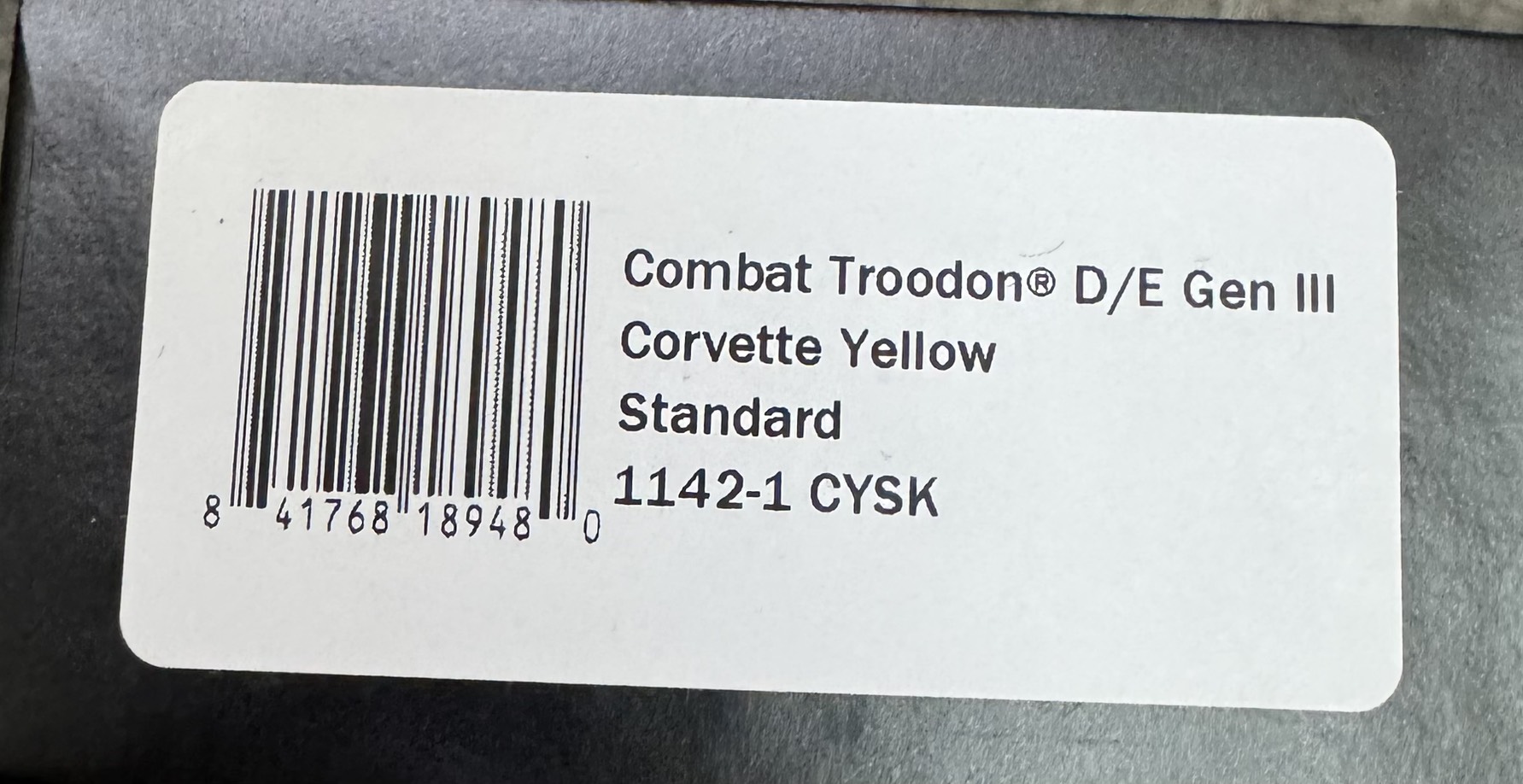 Microtech Combat Troodon D/E Gen III Corvette Yellow