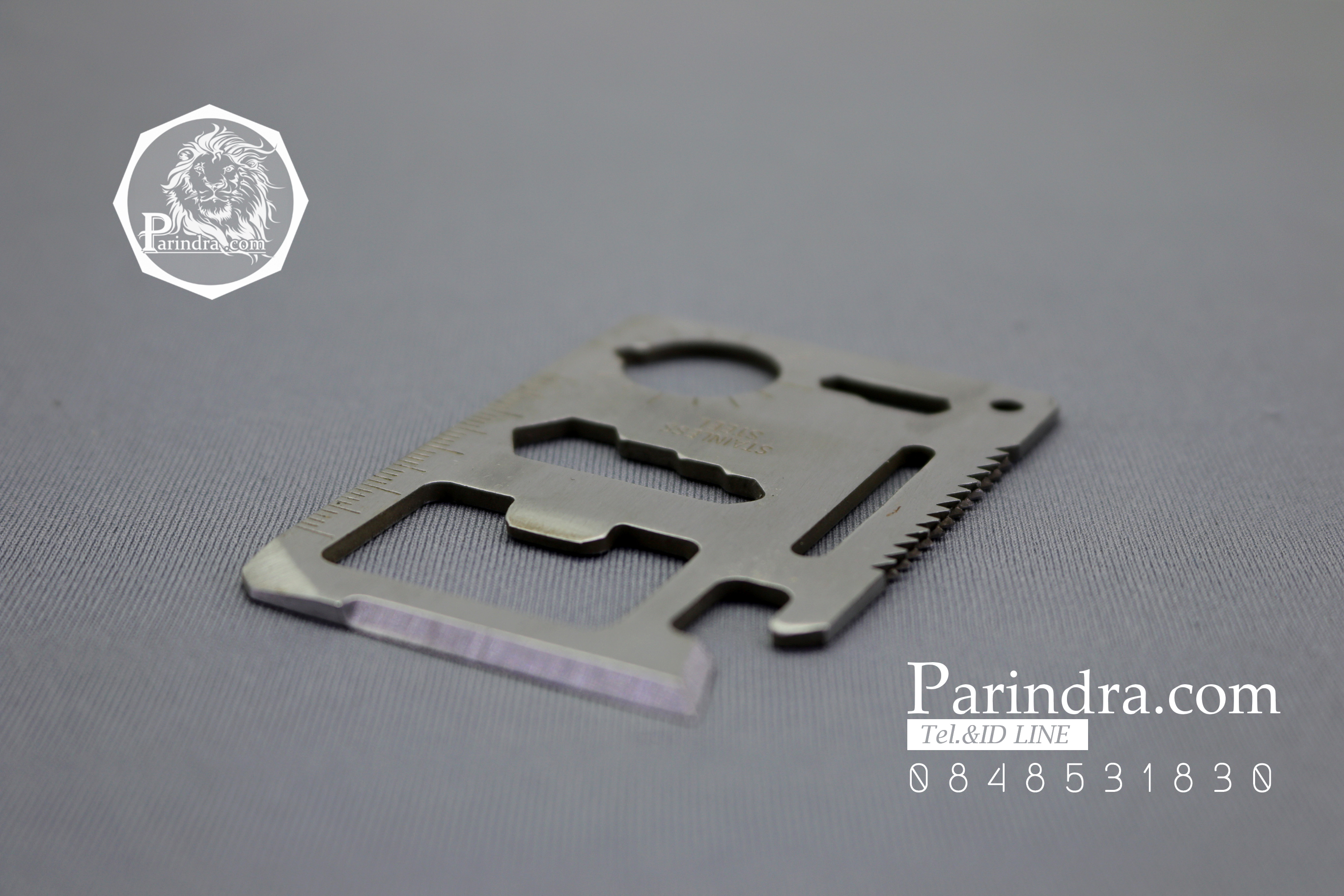 การ์ดสแตนเลส Multitool อเนกประสงค์ ใช้งานได้หลากหลาย