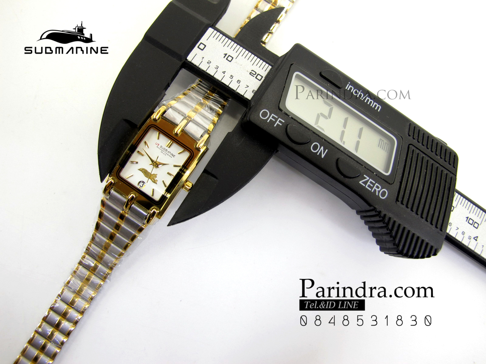 นาฬิกา US submarine รุ่น S1001L เรือนเล็ก สามกษัตริย์หน้าปัดขาว สวยมากๆๆ