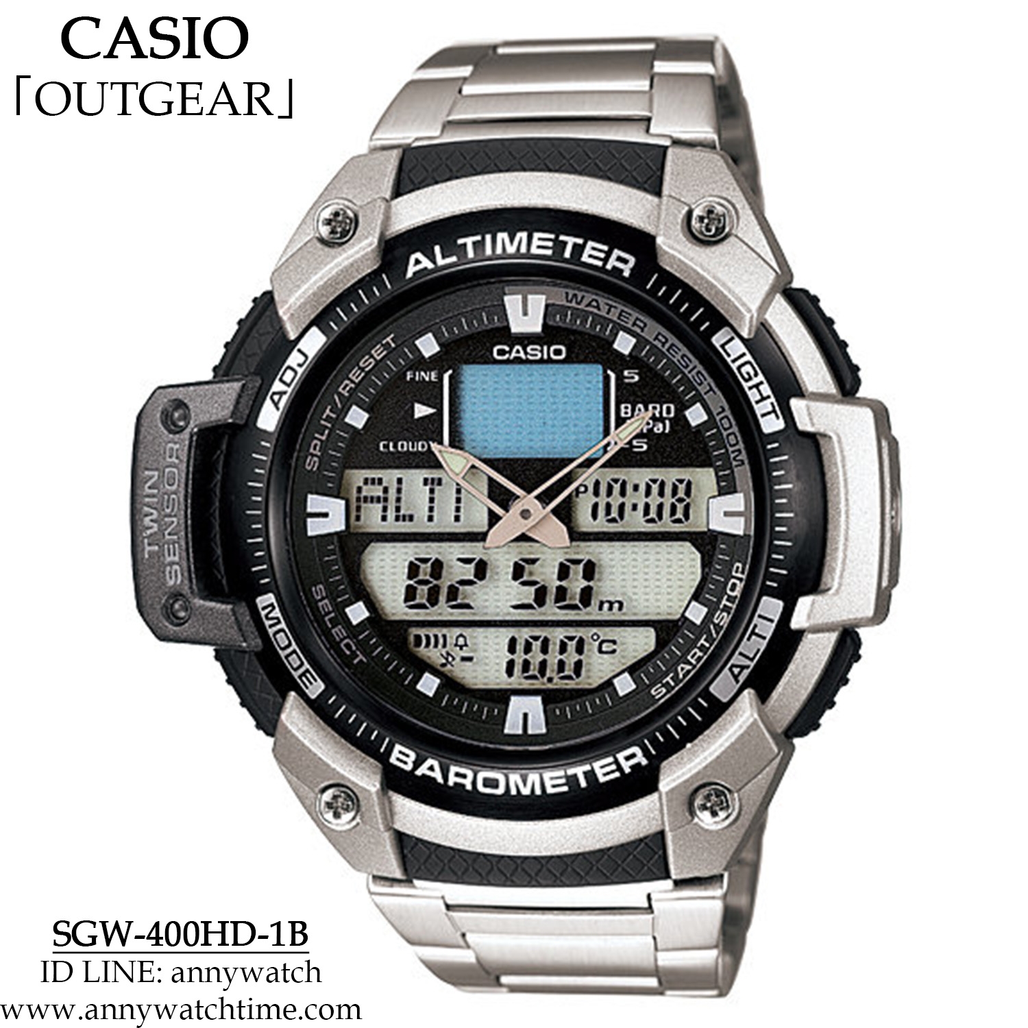 CASIO SGW-400HD-1B