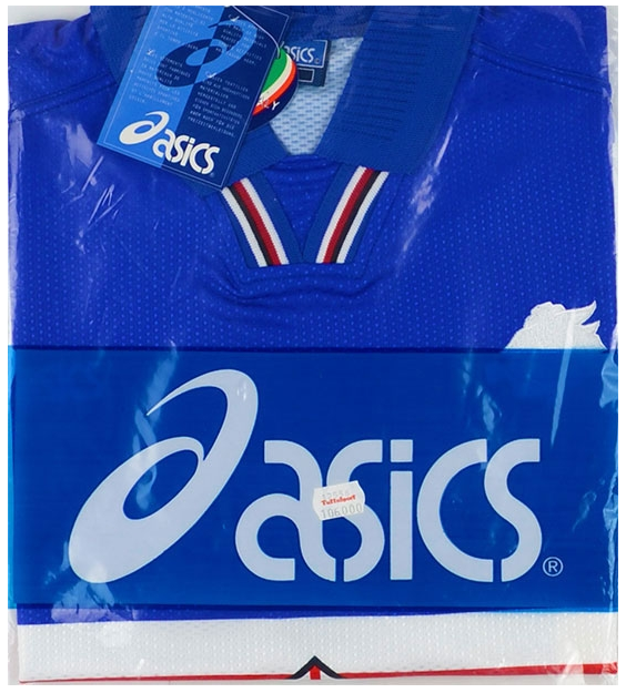 เสื้อซามพ์โดเรีย 1996-97 ทีมเหย้าของแท้ Sampdoria Home Shirt Size L ของใหม่ป้ายห้อยถุงเดิม