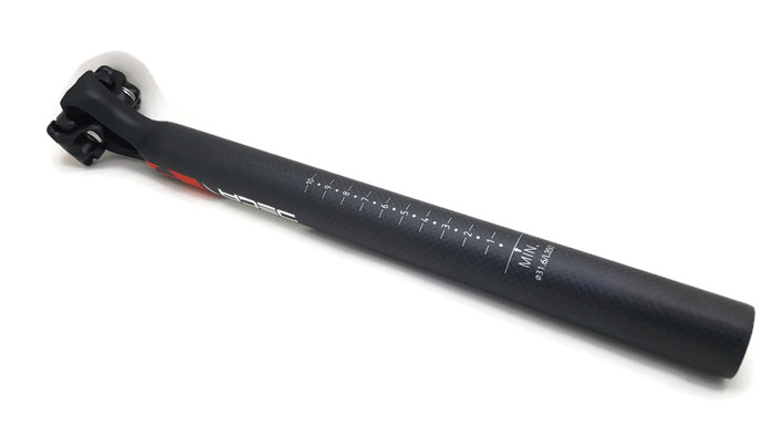 หลักอานคาร์บอน DECAF 31.6 (เคลือบผิวคาร์บอน ยาว 350 มม)