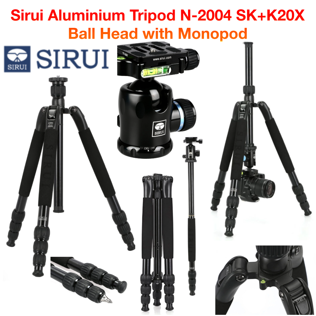 ขาตั้งกล้อง N-2004SK+K20X /Ball Head with Monopod ประกัน1ปี