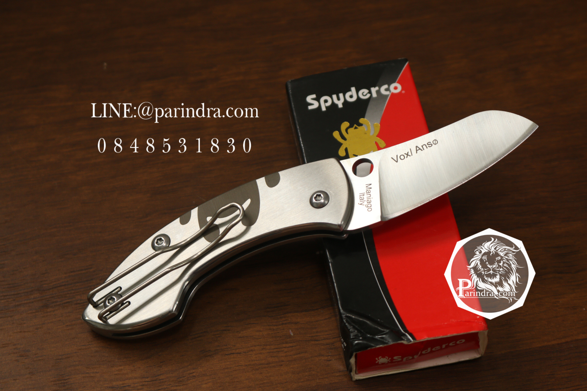 มีดพับ Spyderco รุ่น Maniago สวย แกร่ง ใช้งานสารพัดประโยชน์ (OEM) A++