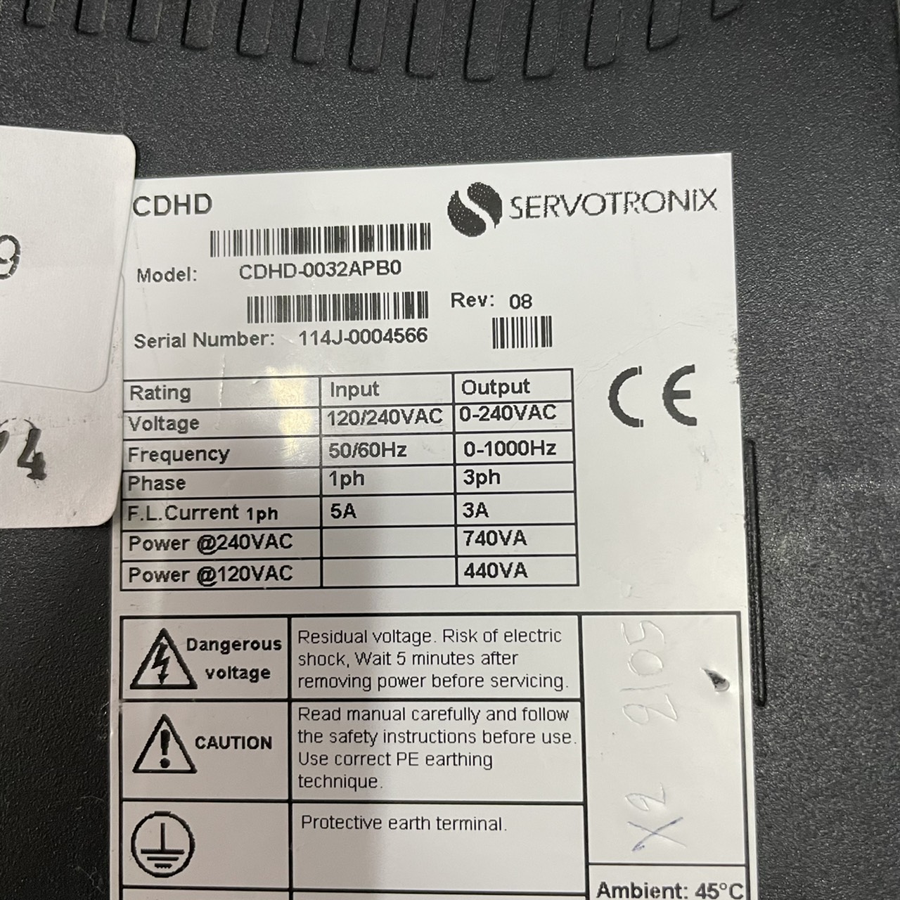 CDHD-0032APB0 SERVO DRIVE " CDHD "