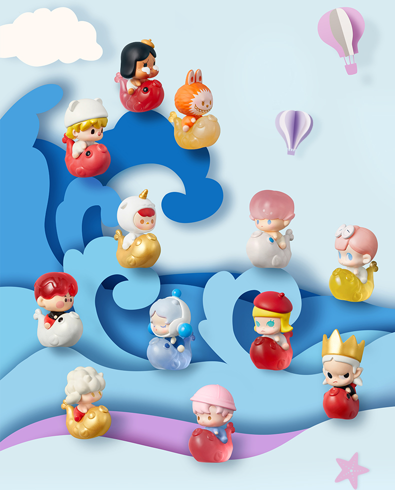 PRE. POPMART POP BEAN แบบสุ่ม ของแท้ 100% (รอ 9 - 14 วัน )