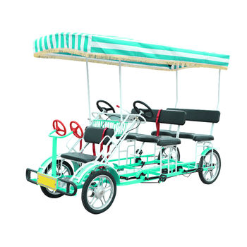 6-Seater Surrey Bike – Favorite FO-02 Tandem Family Bike | 500kg Load Capacity | Drum Brake | Resort & Park Use