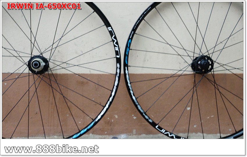 ชุดล้อเสือภูเขา IRWIN IA-650XC01 27.5" Alloy wheelset MTB แบร์ริ่ง 27.5 (60คลิ๊ก) 2016,IA650