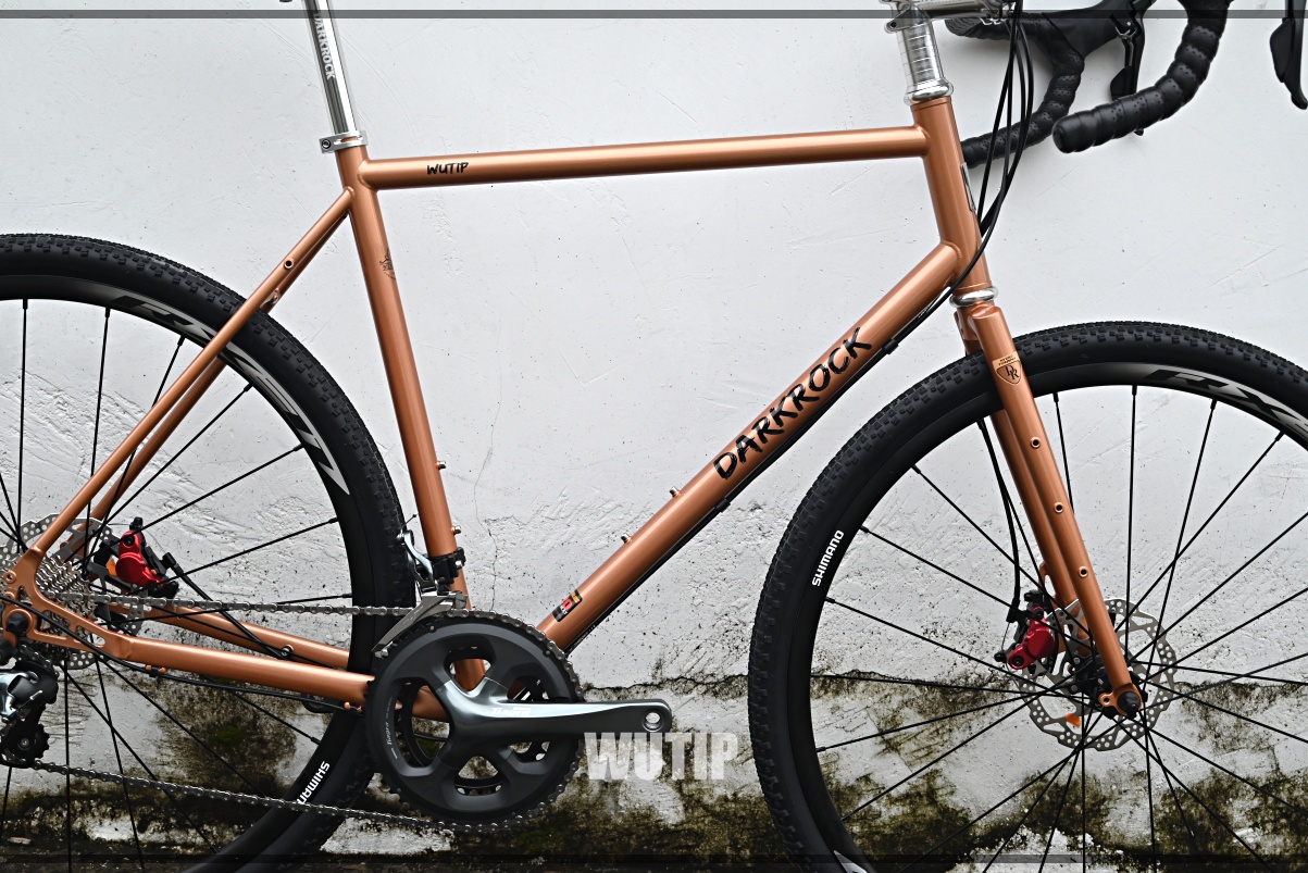 จักรยานเสือหมอบ DARKROCK WUTIP 700C Road bike Gravel bike, เฟรมโครโม่ เรโนล์ เกียร์ Tiagra 2*10 speeds