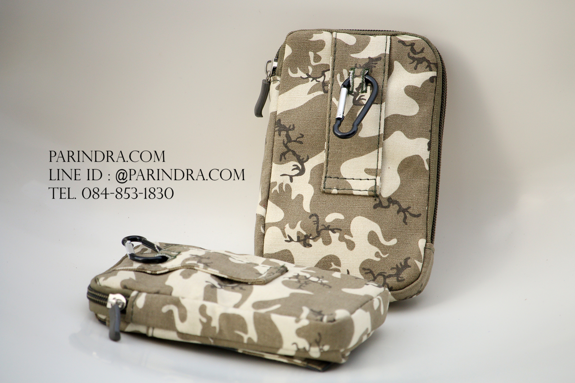 กระเป๋าลายพรางทหารแบบมินิ พกพาสะดวก มีคลิปแบบปลดเร็ว #004