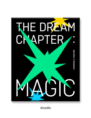 #อัลบั้ม #TXT(TOMORROW X TOGETHER) Album Vol.1 [The Dream Chapter : MAGIC] Ver.ARCADIA สีดำ